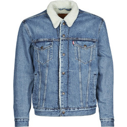 Levi's Type 3 Sherpa Ανδρικό Μπουφάν Χειμωνιάτικο Τζιν Μπλε 16365-0128