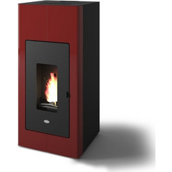 Eva calor Ilaria 18 Red Σόμπα Pellet Καλοριφέρ 18kW