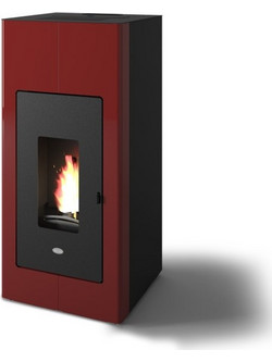 Eva calor Ilaria 18 Red Σόμπα Pellet Καλοριφέρ 18kW
