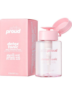 Skin Proud Detox Tonic Daily Exfoliating Tonic Χημικό Peeling Προσώπου για Μαύρα Στίγματα 145ml