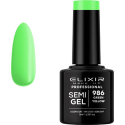 Elixir Semigel 986 Ημιμόνιμο Βερνίκι Νυχιών 8ml