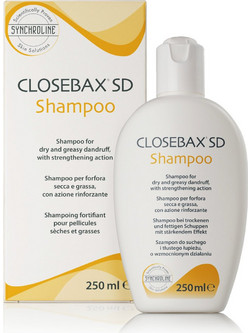 Synchroline Closebax SD Σαμπουάν κατά της Πιτυρίδας & της Σμηγματορροϊκής Δερματίτιδας για Ξηρά & Λεπτά Μαλλιά 250ml