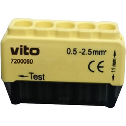 Terminal block Ταχυκλέμα 5-pole 0,5- 2,5mm 24A TB2-24S5Y 7200080 VITO 1τεμ