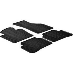 ΠΑΤΑΚΙΑ ΑΥΤΟΚΙΝΗΤΟΥ ΛΑΣΤΙΧΕΝΙΑ GLEDRING (0073) ΓΙΑ VW PASSAT B7 2010-2014 / VW PASSAT CC 2008-2017 ΜΑΥΡΑ 4ΤΜΧ