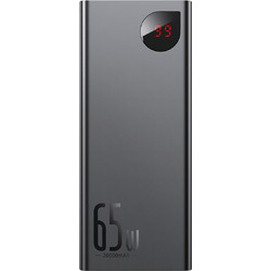 Baseus Adaman Power Bank 20000mAh 65W με 2 Θύρες USB-A & Θύρα USB-C Quick Charge 3.0 & Power Delivery Black