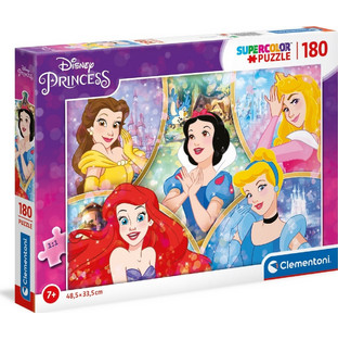 Παιδικό Puzzle Clementoni Supercolor Disney Princes 180 Κομμάτια
