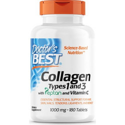 Doctor's Best Collagen Types 1&3 1000mg 180 Ταμπλέτες