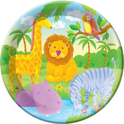 Πιάτα πάρτυ 9" wild animals 6τεμ