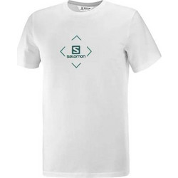Salomon Ανδρικό Αθλητικό T-Shirt Λευκό LC1507400