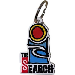 RIP CURL ICONS KEYRING WHITE