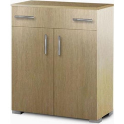 Sarris Νο21 Παπουτσοθήκη Ξύλινη Δρυς Μ75xΠ33xΥ92cm