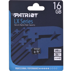 Patriot microSDHC 16GB Class 10 U1 V10 UHS-I