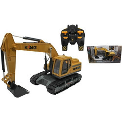 Blue Toys Δομικό Μηχάνημα Τηλεκατευθυνόμενος Εκσκαφέας 692961