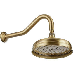 Κεφαλή ντους με βραχίονα τοίχου Bugnatese Oxford CIV19116-220 Bronze Μπρονζέ
