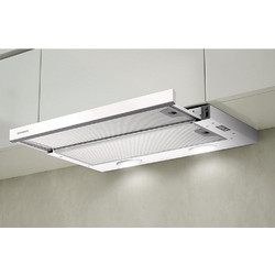 Faber FLEXA GLASS NG BK A60 FB EXP Συρόμενος Απορροφητήρας 60cm White