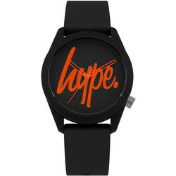 Hype Ανδρικό Ρολόι με Μαύρο Λουράκι HYU001BO