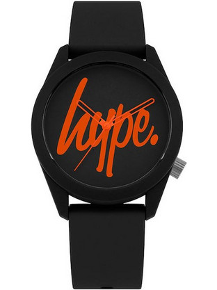 Hype Ανδρικό Ρολόι με Μαύρο Λουράκι HYU001BO