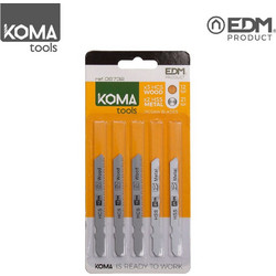 Σετ Λάμες Σέγας Ξύλου και μετάλλου KOMA tools 08732 EDM Spain 5 τεμαχίων