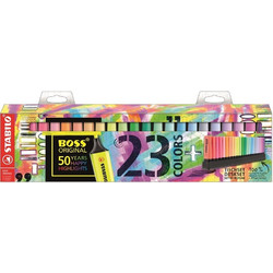 ΜΑΡΚΑΔΟΡΟΙ STABILO BOSS DESKSET 23ΤΕΜ. 128070023
