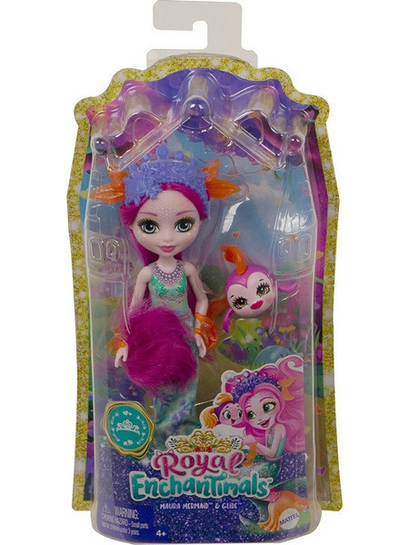 Mattel Enchantimals Κούκλα & Ζωάκι Φιλαράκι Royals Γοργόνα