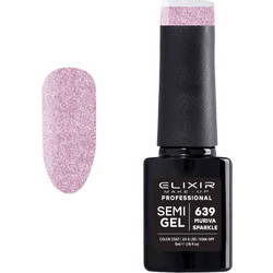 Elixir Semigel 639 Muriva Sparkle Ημιμόνιμο Βερνίκι Νυχιών 5ml