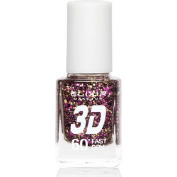 Elixir Fast Dry 3D 269 Glitter Βερνίκι Νυχιών Μακράς Διαρκείας Quick Dry 13ml