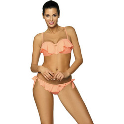 Marko Bikini Set Strapless με Ενίσχυση Σομόν M-467