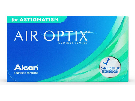 Alcon & Ciba Vision Air Optix Μηνιαίοι Φακοί Επαφής Αστιγματικοί Σιλικόνης Υδρογέλης 3τμχ