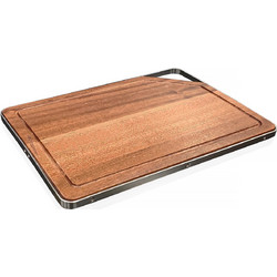 Ξύλο κοπής Hazuto με Διαστάσεις 329mm X 234mm από Ξύλο Sapele από το Κονγκό και με μονοκόμματο μεταλλικό πλαίσιο Τhe Ηazuto Βoard 304