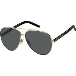 Marc Jacobs MARC522/S RHL/IR Γυναικεία Γυαλιά Ηλίου Aviator Μεταλλικά Χρυσά με Γκρι Polarized Φακό