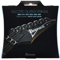Ibanez IEGS Σετ 6 Χορδές Ηλεκτρικής Κιθάρας Nickel Plated Steel 9-42" Extra Light Tension