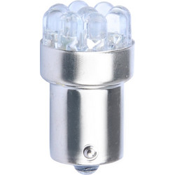 M-tech R5W/R10W BA15s LED Κόκκινο 12V 5mm 2τμχ