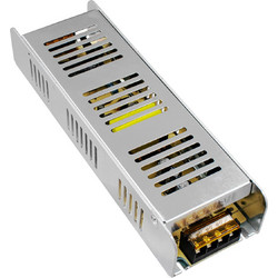 GloboStar(R) 73004 Μεταλλικό Τροφοδοτικό PELV Slim για Προϊόντα LED 200W 16.5A - AC 220-240V σε DC 12V - IP20 L22.5 x W6.8 x H4cm