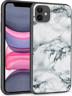 Θήκη iPhone 11 Black TPU - Marble