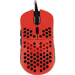 HK Gaming Mira-M Ενσύρματο Gaming Ποντίκι RGB 12000 DPI Red