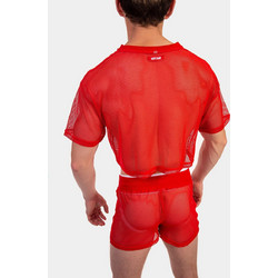 Mesh T-Shirt Ferry Red