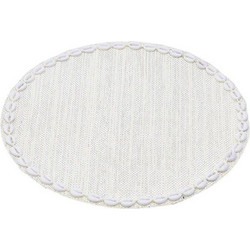 Σουπλά 3-60-748-0003 (Σετ 6Τμχ) Φ35cm White-Ivory Inart Χαρτί