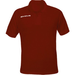 Givova Polo Summer Ανδρική Αθλητική Μπλούζα Polo Μπορντό MA005-0008