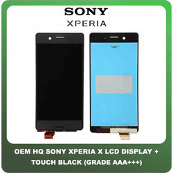 Sony Xperia X , XperiaX (F5121, F5122) IPS LCD Display Screen Assembly Οθόνη + Touch Screen Digitizer Μηχανισμός Αφής Black Μαύρο (Premium A+)