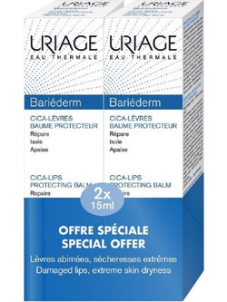 Uriage Bariederm Cica Levres Baume Reparateur 2x15ml