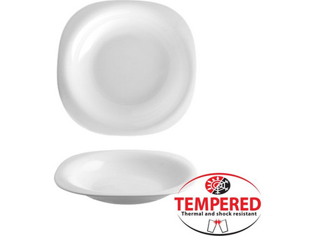 CoK Spain Πιάτο Βαθύ Οπαλίνης Tempered Boreal BOREAL-DP-2222 22cm 6τμχ