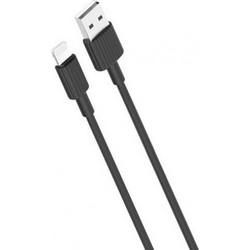 XO NB156 USB-A to Lightning Cable 1m Black 6920680871896
