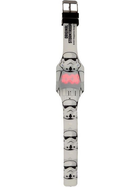 The Original Stormtrooper Silicone Digital Watch White WATC14 Moses