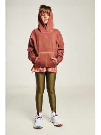 PCP Kiddo Jacqueline Shiny Leggings In Olive - Παιδικό Λαδί Γυαλιστερό Κολάν