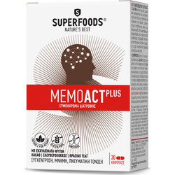 Superfoods MemoAct Plus 30 Κάψουλες