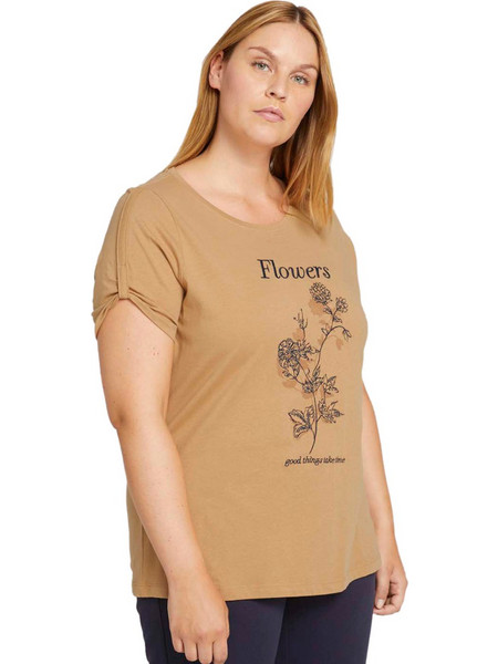 TOM TAILOR ΜΠΛΟΥΖΑ ΓΥΝΑΙΚΕΙΑ 1026784-27971 (27971/SOFT CARAMEL)