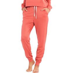 Hurley Γυναικείο Παντελόνι Φόρμας Fleece με Λάστιχο Κοραλί 3HKP0299-ROS