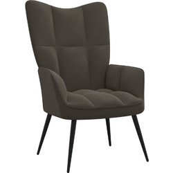 vidaXL Πολυθρόνα Relax Γκρι 328074