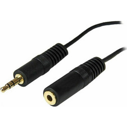 StarTech Καλώδιο 3.5mm male - 3.5mm female Μαύρο 3.7m (MU12MF)
