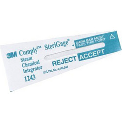3M Comply (SteriGage) ολοκληρωμένος χημικός δείκτης, 1243A
